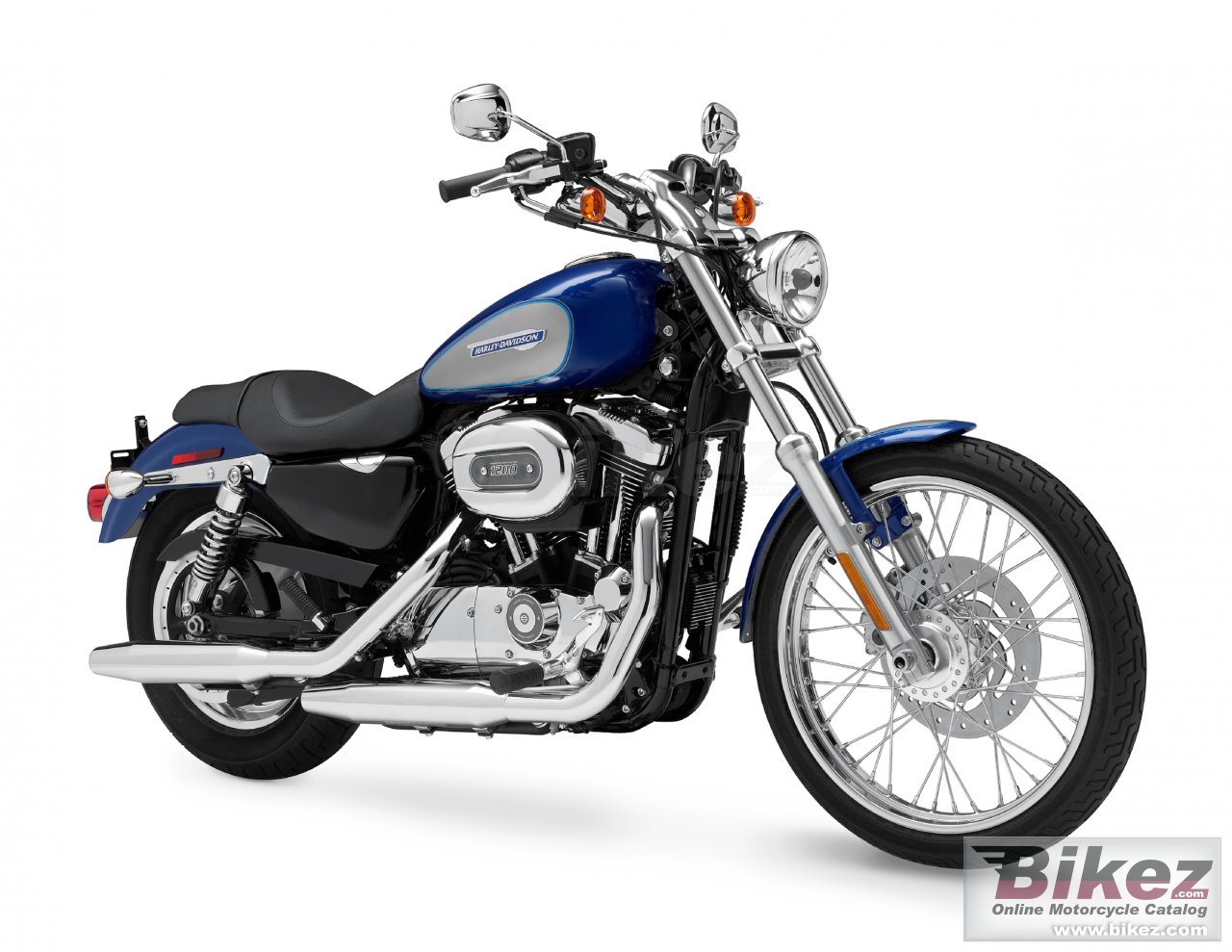 Big Harley-Davidson xl 1200c sportster 1200 custom picture and wallpaper from Bikez.com